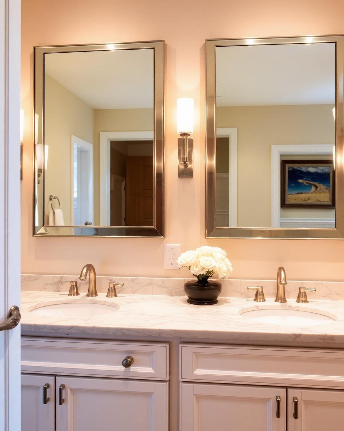 Modern remodeled bathroom